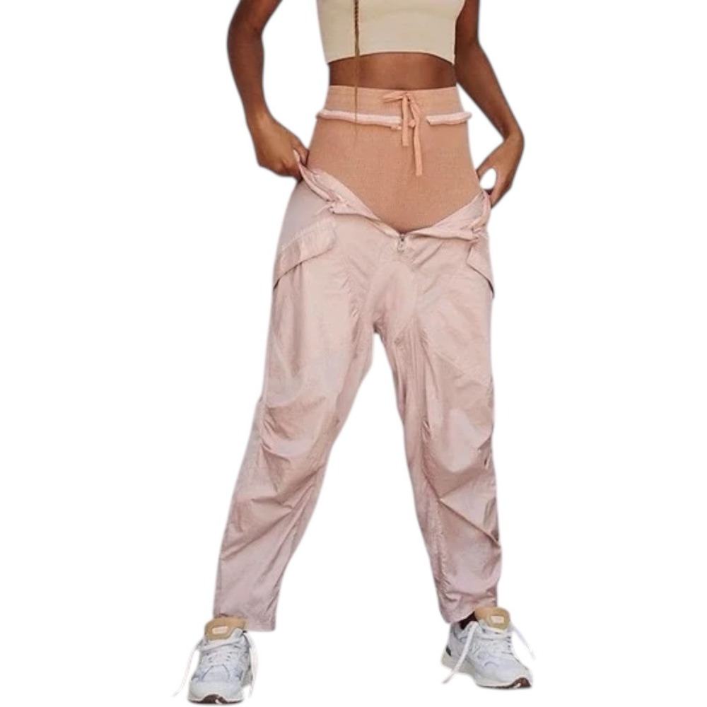 Free People FP Movement Lovin' Life 3-in-1 Joggers Pants High Waist XS New Rare - Picture 2 of 9